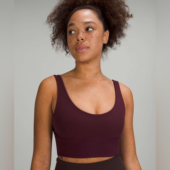 lululemon athletica Other - Lululemon Align Reversible Bra Light Support 4
Diamond Dye Cassis Black Plum